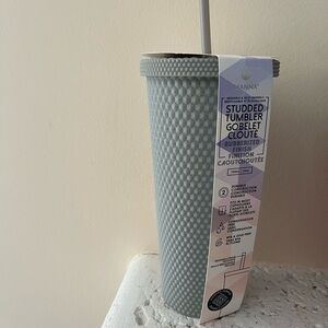 Manna Studded Tumbler with Straw